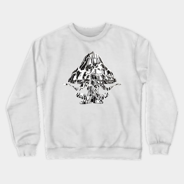 Psilly Cyben X A.I. Crewneck Sweatshirt by Algorithmic Output